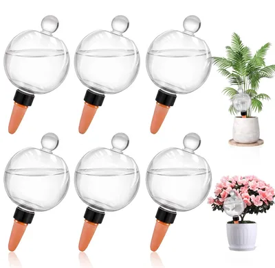 Produktbild von Set mit 6 Bewässerungskugeln für Pflanzen, 500 ml, automatische Bewässerung
