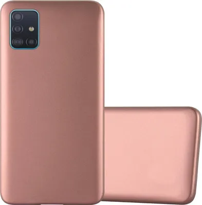 Produktbild von Cadorabo Schutzhülle für Samsung Galaxy A71 5G Hülle in Rosa Handyhülle TPU Silikon Etui Cover Case