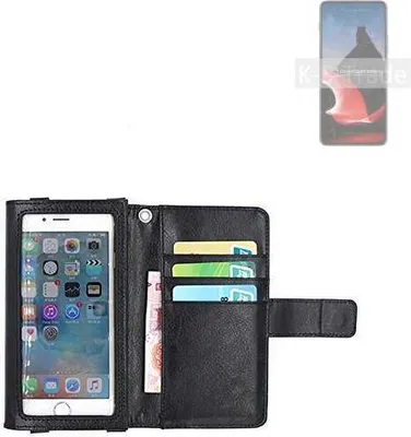 Produktbild von K-S-Trade Handy Hülle Schutz Hülle Kompatibel mit Motorola ThinkPhone Case mit Displayschutz / Schutzfolie Flip Cover Wallet case Etui Hülle