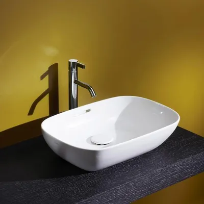 Zdjęcie produktu dla LAUFEN INO miska umywalkowa, bez otworu na baterię, z przelewem, US zamknięta 500x360mm, H8123020001091
