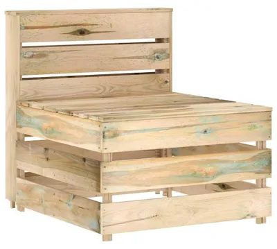 Productafbeelding van Pallet Tuinbank voor Buiten in Robuust Hout
