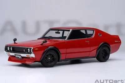 Produktbild von AUTOart 77468 - 1/18 Nissan Skyline 2000 GT-R (KPGC110) Tuned version (Red) Neu