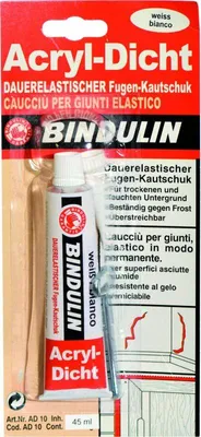 Produktbild von Acryl-Dicht 45 ml Tube SB Farbe: grau, von Bindulin