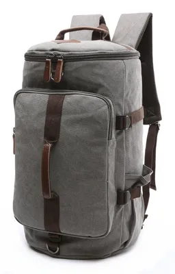 Image de Solidchoice - Sac à dos en toile vintage pour voyages