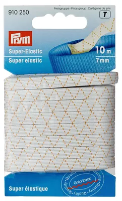 Produktbild von Prym 910250, 7 mm, Weiß, 10 m, 1 Stück(e), Polyester