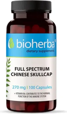 Immagine prodotto di Estratto di scutellaria baicalensis a spettro completo 270 mg 100 capsule PZN 18216870