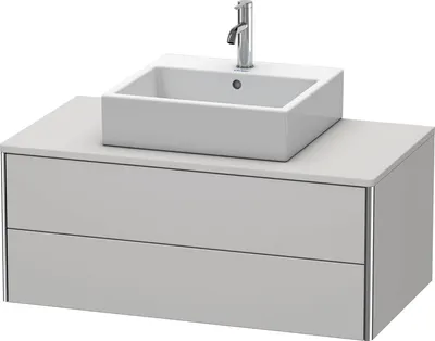 Produktbild von Waschtischunterbau XSQUARE 400x1000x548mm nordic weiß seidenmatt 400 x 1000 x 548 mm nordic weiß seidenmatt