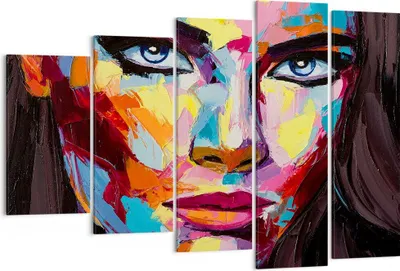 Produktbild von Bild auf Leinwand - Leinwandbild - Mädchen Gesicht - 150x100cm - Wand Bild - Wanddeko - Wandbilder - Leinwanddruck - Bilder - Kunstdruck - Wanddekoration - Leinwand bilder - Wandkunst - EG150x100-3471
