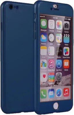 Produktbild von Apple iPhone XR Full Cover 360 Case Blau