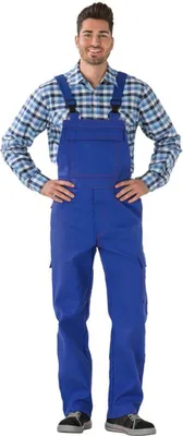 Produktbild von Planam Latzhose 1734 kornblau Größe 50