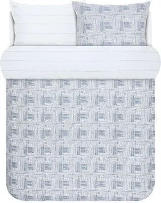 Produktbild von Marc O'Polo Bettwäsche-Garnitur Husa Duvet Größe 200x220 +2x80x80 cm Farbe Blue