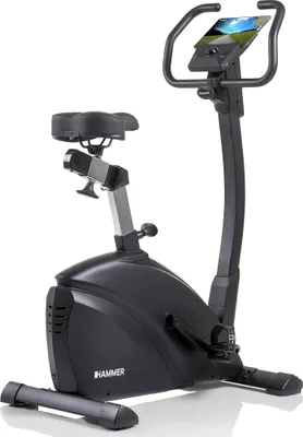 Produktbild von HAMMER Ergometer Exum XTR, Heimtrainer mit Bluetooth, 12 Trainingsprogramme, Induktionsbremssystem, präzise Wattsteuerung, 150 kg Gewichtsbelastung