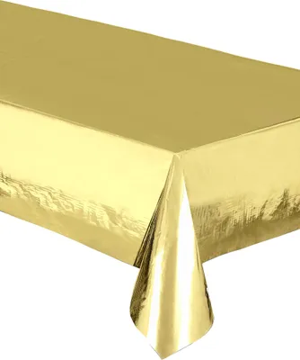 Produktbild von PVC Tischdecke Vera gold glänzend 2,74 x 1,37m