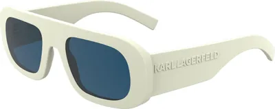 Zdjęcie produktu dla Męskie okulary przeciwsłoneczne KARL LAGERFELD KL6188S 105 WHITE 52/22/145