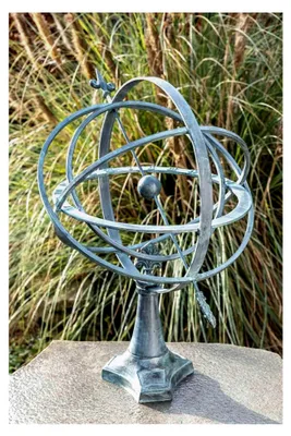 Produktbild von Bronze Sonnenuhr für den Außenbereich - hochwertig und auffällig | 74 x 47 x 47 cm