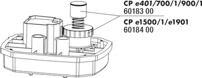 Produktbild von JBL CP e15/1900/1  Startknopf+Überwurfmutter +