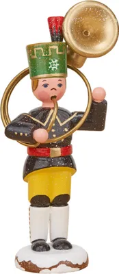 Produktbild von Hubrig - Wiki - Bergmann mit Sousaphon ca. 9 cm - Neuheit 2019