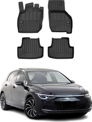 Image de Tapis de Sol pour VW Golf 2020-2022 TPE Noir