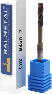 Obrázok produktu pre Strojové závitníky VHM M4 x 0,7 TiSiN 55 HRC