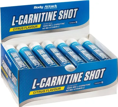 Produktbild von Body Attack L-Carnitine Shot 20 x 25ml Citrus