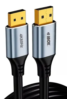 Zdjęcie produktu dla Kabel DisplayPort 4K60Hz ze złotą wtyczką, 2 metry