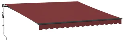 Obrázok produktu pre vidaXL Markíza automatická burgundská červená 400x350 cm