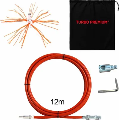 Obrázok produktu pre Rotačná kefa na čistenie komína TURBO Premium® Anaconda - 12m