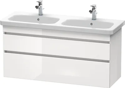 Produktbild von Waschtischunterbau DURASTYLE 448x1230x610mm basalt matt/weiß matt basalt matt/weiss matt