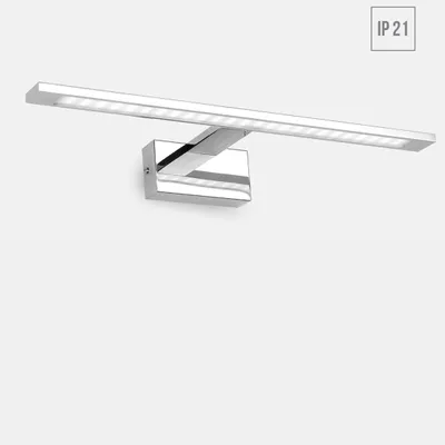 Produktbild von LED Wandleuchte DAKAR LED/10W, 3500K, CHROM L: 480, H: 60
