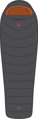 Produktbild von Highlander Mumienschlafsack Rayet 450 Dark Grey -7°C - Grey