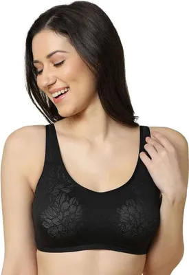 Produktbild von Triumph Fit Smart, Schwarz, Wirefree, Muster, Weiblich, Blumenmuster, Rücken