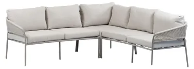 Produktbild von Ecklounge-Set Elvira | Camel & Beige