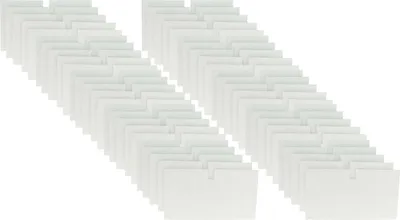 Produktbild von vhbw 50x Luftfilter kompatibel mit Lunos ALD 36,5 Lüfter, Badlüfter, Ventilator, Lüftungsgerät - Weiß