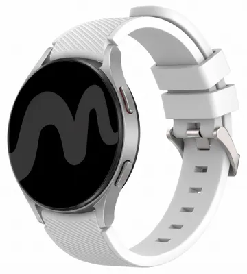 Productafbeelding van imoshion Flexibel Siliconen bandje - Universeel 22 mm aansluiting - Wit, AI-gegenereerde afbeelding