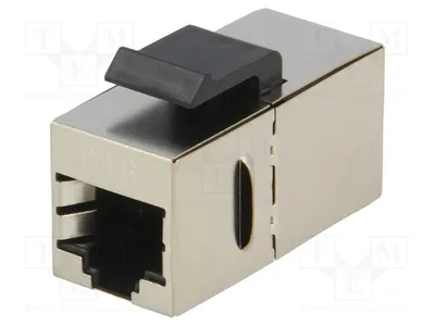 Obrázok produktu pre 1x zásuvka: 8P8C, tienená, typ konektora: 6, rovná, RJ-45
