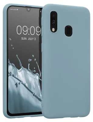 Produktbild von kwmobile Handyhülle für Samsung Galaxy A40 Hülle - TPU Case - Kabelloses Laden - Schutzhülle Cover in Arctic Night