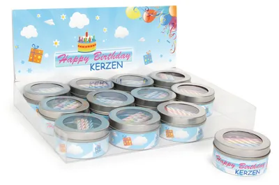 Produktbild von Display Happy Birthday Torte
