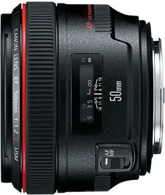 Produktbild von Canon EF 50mm f/1.2L USM, Schwarz