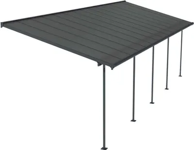 Image de Pergola 25.8m² gris anthracite - Palram - 705604 - capri