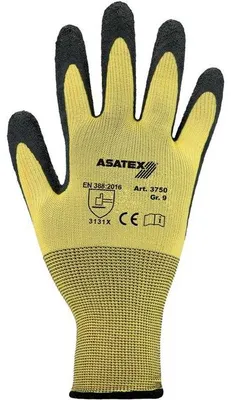 Produktbild von 12 x Arbeitshandschuhe Gr.9 Montagehandschuhe Gartenhandschuhe Handschuhe gelb