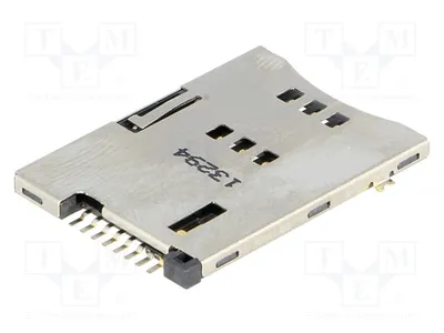 Zdjęcie produktu dla 1 x złącze: do kart, 500mA, 47553-1001, złącze kart, pozłacane, SIM