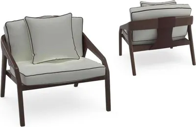 Immagine prodotto di Poltrona da lounge in ecopelle, design elegante, imbottitura confortevole