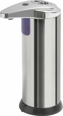 Obrázek produktu pro Bezdotykový dávkovač mýdla, 240 ml, 74x184x113 mm, leštěná nerezová ocel