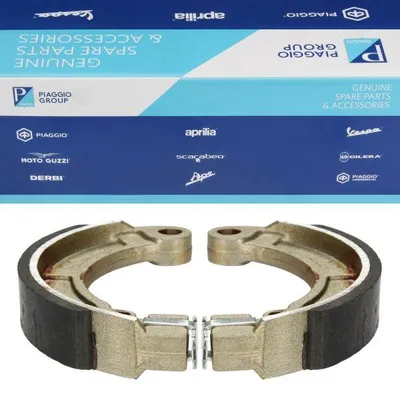 Productafbeelding van Remblokken set, 125x20mm, achter, origineel Piaggio Vespa 50 V N L R S, artikelnummer 288289
