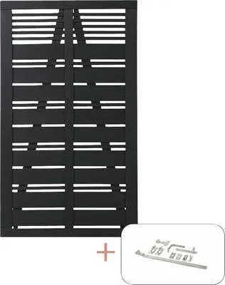 Produktbild von Einzeltor PLUS Silence inkl. Beschläge 100 x 170 cm RAL 9005 schwarz