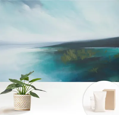Produktbild von Fototapete  - 152x104 cm - Tapete - Wandtapete - Wandbilder  - Dekofolie - Tapete Folie - Wand - Dekoration - Wohnzimmer - Wasserharmonie