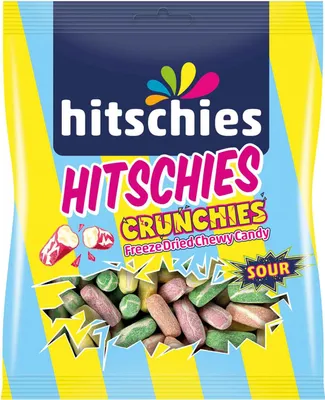 Produktbild von hitschies Crunchies Sour 75g saure Kaubonbons Hitschler