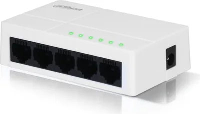 Image de Dahua Technology PFS3005-5GT-L Gigabit Ethernet L2 non géré (10/100/1000) Blanc