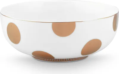 Produktbild von PIP STUDIO Dot Delight Bowl weiß-gold 15cm