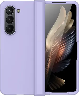 Produktbild von König Design Hülle kompatibel mit Kunststoff Full Cover Handyhülle - Case Lila
